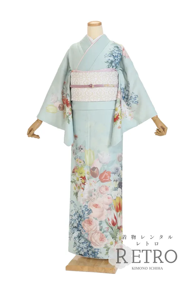 おしゃれでモダンな洋花訪問着